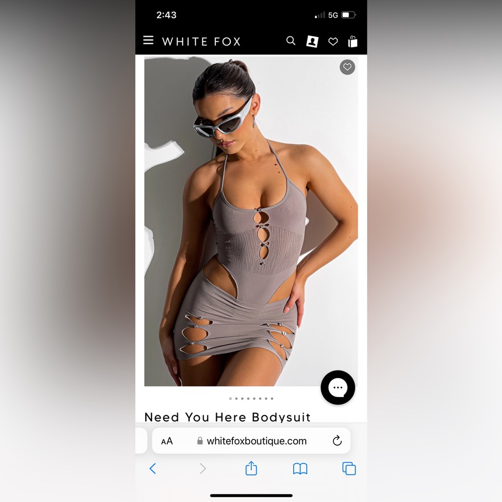 White Fox Boutique Need You Here Bodysuit - Out of Stock Online